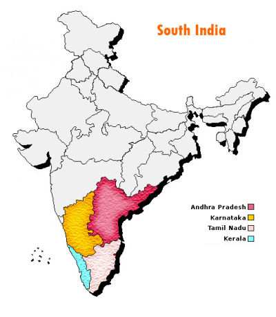 south-map