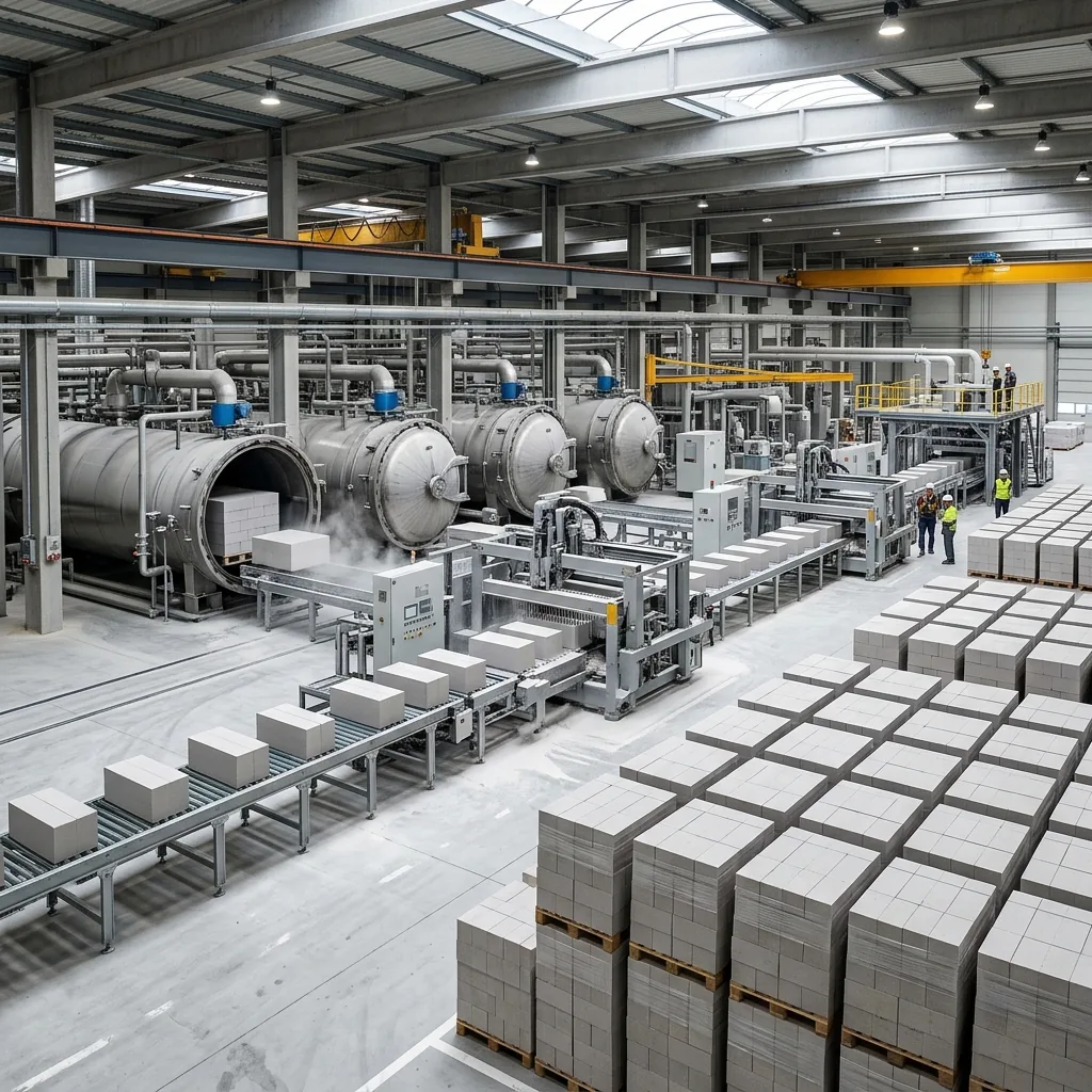 Top AAC Block Machine Manufacturers in India and automated factory setup